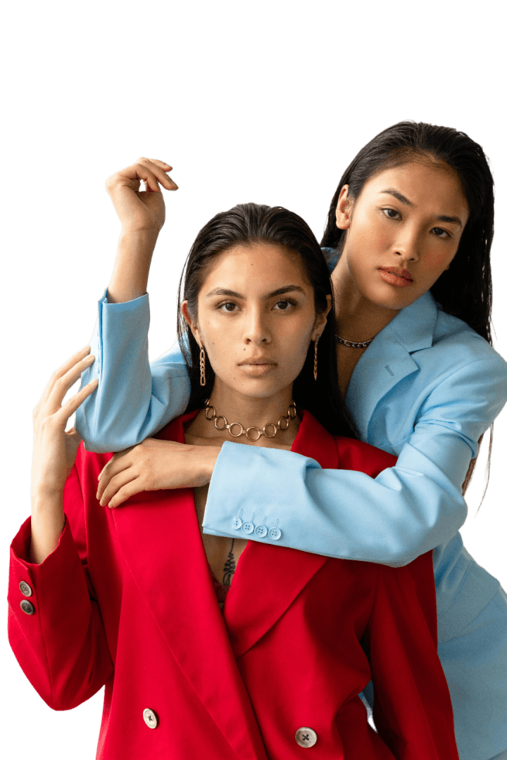 People portrait photo cutout on transparent background — after imgigo background removal